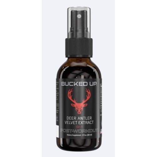 BUCKED UP, Deer Antler Velvet Spray, Спрей оленьих рогов для него, 60 мл, 60 порций